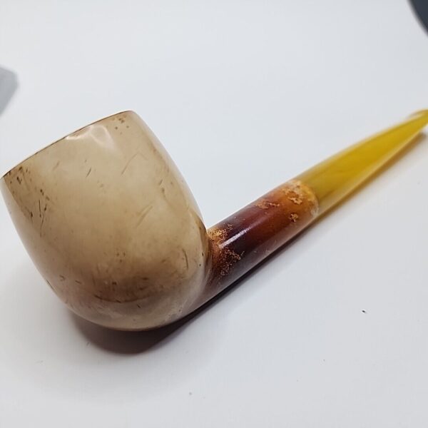 Vintage Block Meerschaum Tobacco Smoking Pipe, Great Color [SOLD OUT] - Image 7