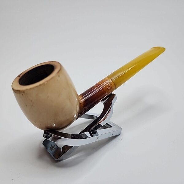 Vintage Block Meerschaum Tobacco Smoking Pipe, Great Color [SOLD OUT]