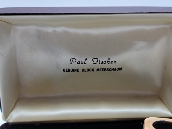 Vintage Paul Fischer Block Meerschaum Tobacco Smoking Pipe, Presentation Case - Image 3