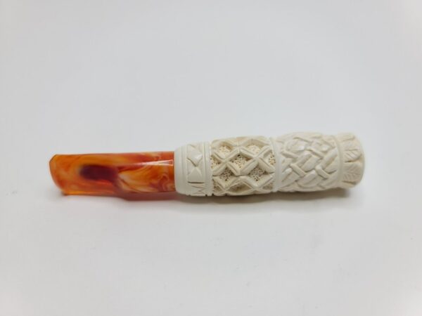 Vintage Unsmoked Block Meerschaum Cigar Cigarette Holder, Cheroot Pipe [SOLD OUT] - Image 5