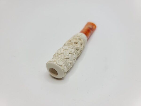 Vintage Unsmoked Block Meerschaum Cigar Cigarette Holder, Cheroot Pipe [SOLD OUT] - Image 7