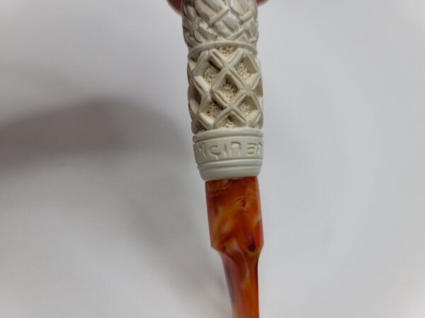 Vintage Unsmoked Block Meerschaum Cigar Cigarette Holder, Cheroot Pipe [SOLD OUT] - Image 8