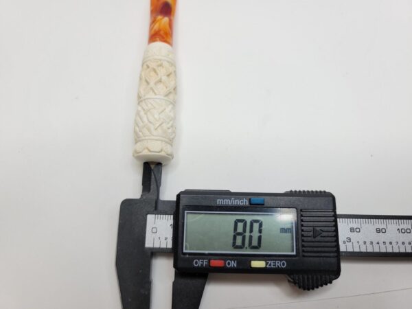 Vintage Unsmoked Block Meerschaum Cigar Cigarette Holder, Cheroot Pipe [SOLD OUT] - Image 10