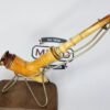 Antique 1800s Meerschaum Cigarette Cigar Holder Pipe, All Original, Amber Stem [SOLD OUT] - Image 4