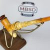 Antique 1800s Meerschaum Cigarette Cigar Holder Pipe, All Original, Amber Stem [SOLD OUT] - Image 5