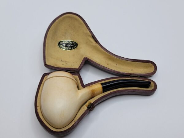 Antique Astley & Co Block Meerschaum Estate Tobacco Smoking Pipe, London, Case [SOLD OUT] - Image 4