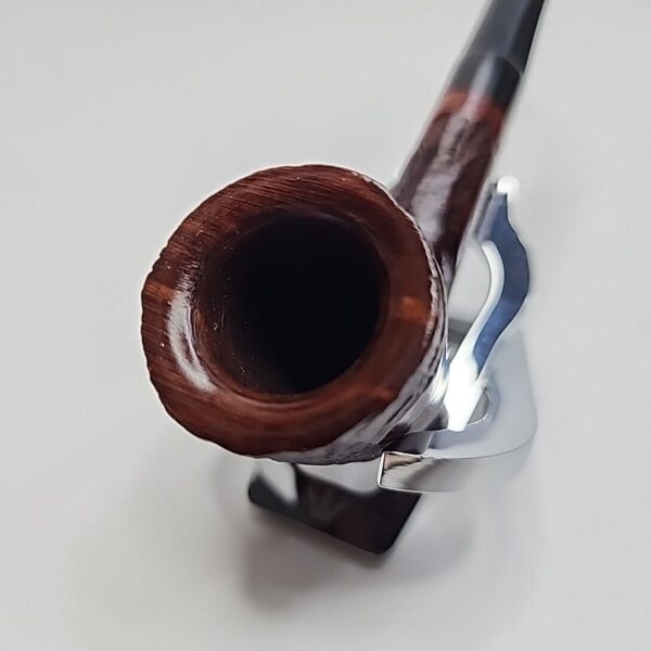 Antique Walnut Partially Rusticated Straight Dublin Briar Tobacco Pipe, Unsmoked [SOLD OUT] - Image 3
