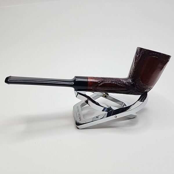 Antique Walnut Partially Rusticated Straight Dublin Briar Tobacco Pipe, Unsmoked [SOLD OUT] - Image 9