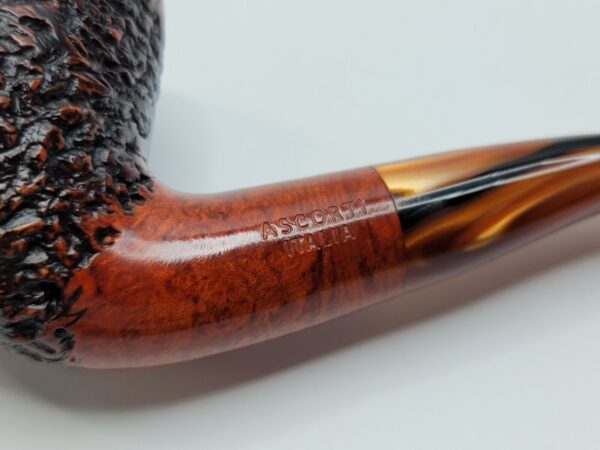 Ascorti Italia Otto Carved Particular Rusticated Briar Tobacco Pipe, Italy, New [SOLD OUT] - Image 14