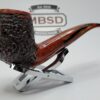 Ascorti Italia Otto Carved Particular Rusticated Briar Tobacco Pipe, Italy, New [SOLD OUT] - Image 5