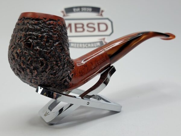 Ascorti Italia Otto Carved Particular Rusticated Briar Tobacco Pipe, Italy, New [SOLD OUT] - Image 5