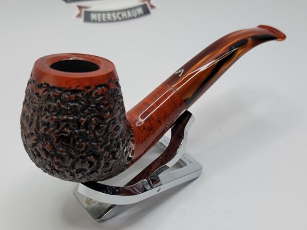 Ascorti Italia Otto Carved Particular Rusticated Briar Tobacco Pipe, Italy, New [SOLD OUT] - Image 6