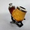 Beautifully Colored Antique 1800s Block Meerschaum Tobacco Pipe Bowl, German [SOLD OUT] - Image 3