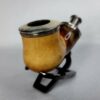 Beautifully Colored Antique 1800s Block Meerschaum Tobacco Pipe Bowl, German [SOLD OUT] - Image 4