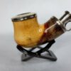 Beautifully Colored Antique 1800s Block Meerschaum Tobacco Pipe Bowl, German [SOLD OUT] - Image 5