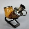Beautifully Colored Antique 1800s Block Meerschaum Tobacco Pipe Bowl, German [SOLD OUT] - Image 6