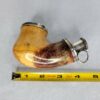 Beautifully Colored Antique 1800s Block Meerschaum Tobacco Pipe Bowl, German [SOLD OUT] - Image 9
