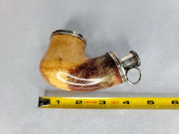 Beautifully Colored Antique 1800s Block Meerschaum Tobacco Pipe Bowl, German [SOLD OUT] - Image 9