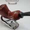 Bennie Joe Red Rhodesian Smooth Briar Tobacco Pipe, Spanish Briar, Ebonite [SOLD OUT] - Image 11