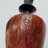 Bennie Joe Red Rhodesian Smooth Briar Tobacco Pipe, Spanish Briar, Ebonite [SOLD OUT] - Image 12