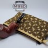 Bennie Joe Red Rhodesian Smooth Briar Tobacco Pipe, Spanish Briar, Ebonite [SOLD OUT] - Image 3