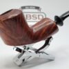 Bennie Joe Red Rhodesian Smooth Briar Tobacco Pipe, Spanish Briar, Ebonite [SOLD OUT] - Image 4