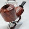 Bennie Joe Red Rhodesian Smooth Briar Tobacco Pipe, Spanish Briar, Ebonite [SOLD OUT] - Image 5
