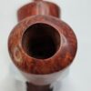 Bennie Joe Red Rhodesian Smooth Briar Tobacco Pipe, Spanish Briar, Ebonite [SOLD OUT] - Image 6