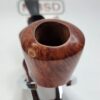Bennie Joe Red Rhodesian Smooth Briar Tobacco Pipe, Spanish Briar, Ebonite [SOLD OUT] - Image 7