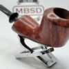 Bennie Joe Red Rhodesian Smooth Briar Tobacco Pipe, Spanish Briar, Ebonite [SOLD OUT] - Image 8