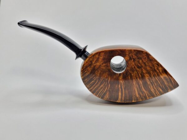 Bennie Joe Smooth Nautilus Artisan Spanish Briar Tobacco Pipe, Indonesian [SOLD OUT] - Image 6