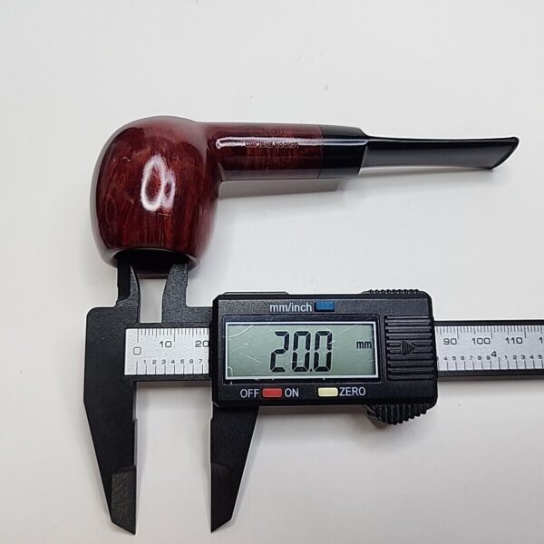 City De Luxe 9448 Smooth Straight Apple Briar Tobacco Pipe, Unsmoked, Box [SOLD OUT] - Image 11
