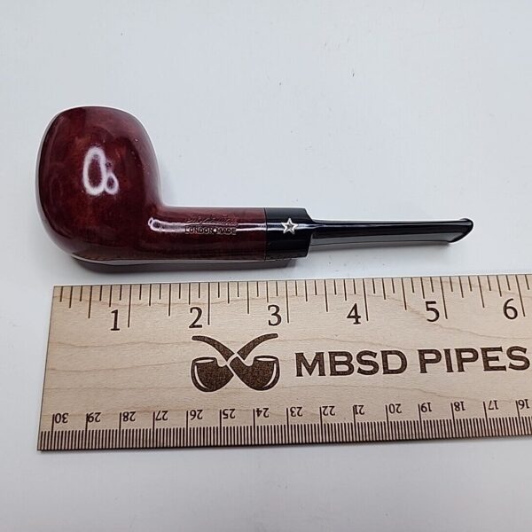 City De Luxe 9448 Smooth Straight Apple Briar Tobacco Pipe, Unsmoked, Box [SOLD OUT] - Image 10