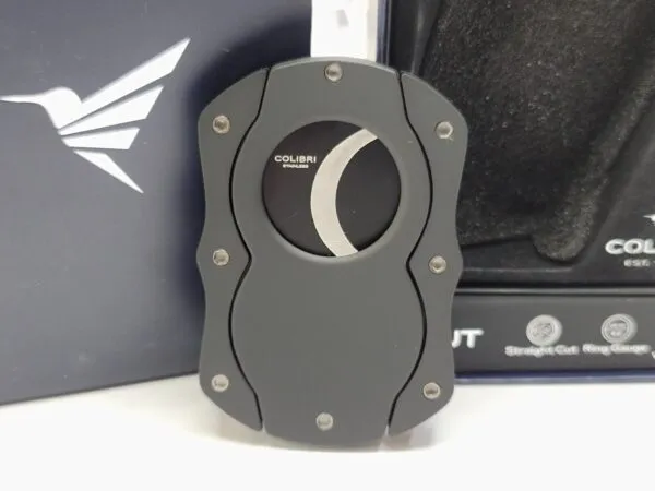 Colibri Cut Black Cigar Cutter with Black Blades CU100T20, 440 SS, 62 Ring Gauge [SOLD OUT] - Image 3