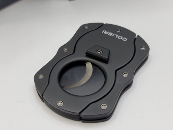 Colibri Cut Black Cigar Cutter with Black Blades CU100T20, 440 SS, 62 Ring Gauge [SOLD OUT] - Image 7