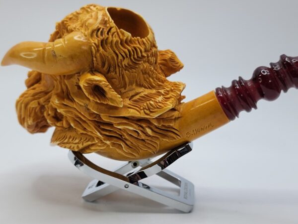 Jumbo Sadik Yanik Block Meerschaum Mythic Viking Tobacco Smoking Pipe [SOLD OUT] - Image 11