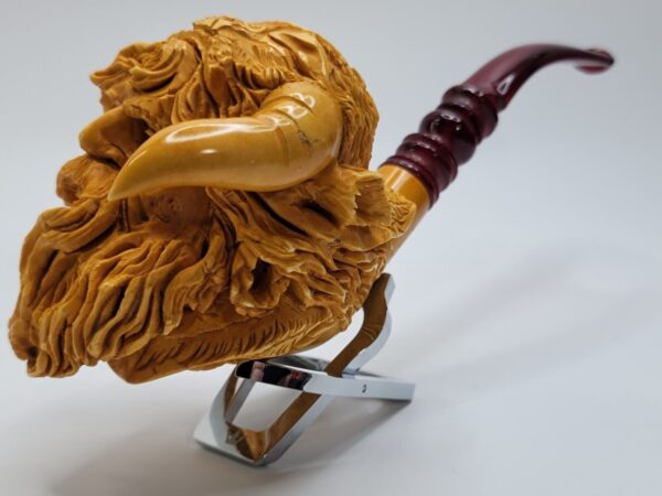 Jumbo Sadik Yanik Block Meerschaum Mythic Viking Tobacco Smoking Pipe [SOLD OUT] - Image 13