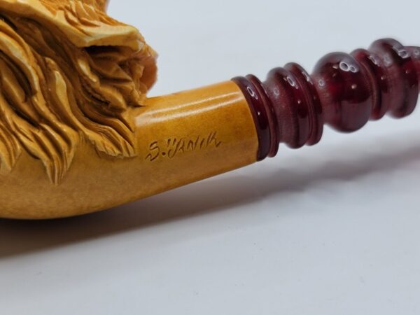 Jumbo Sadik Yanik Block Meerschaum Mythic Viking Tobacco Smoking Pipe [SOLD OUT] - Image 18