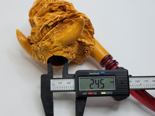 Jumbo Sadik Yanik Block Meerschaum Mythic Viking Tobacco Smoking Pipe [SOLD OUT] - Image 20