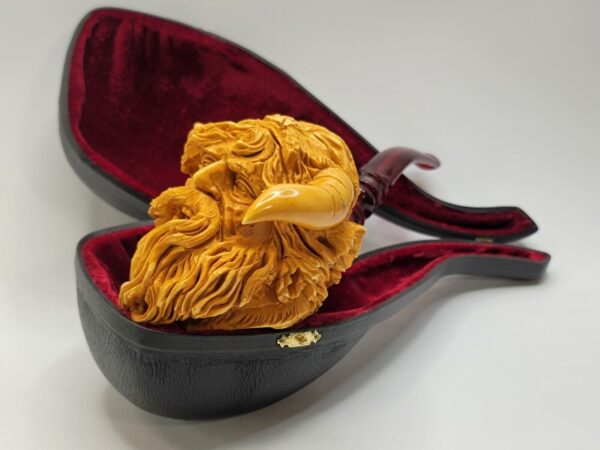 Jumbo Sadik Yanik Block Meerschaum Mythic Viking Tobacco Smoking Pipe [SOLD OUT] - Image 3
