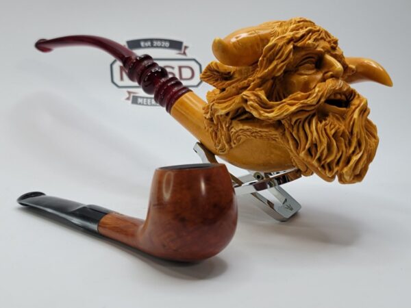 Jumbo Sadik Yanik Block Meerschaum Mythic Viking Tobacco Smoking Pipe [SOLD OUT] - Image 5
