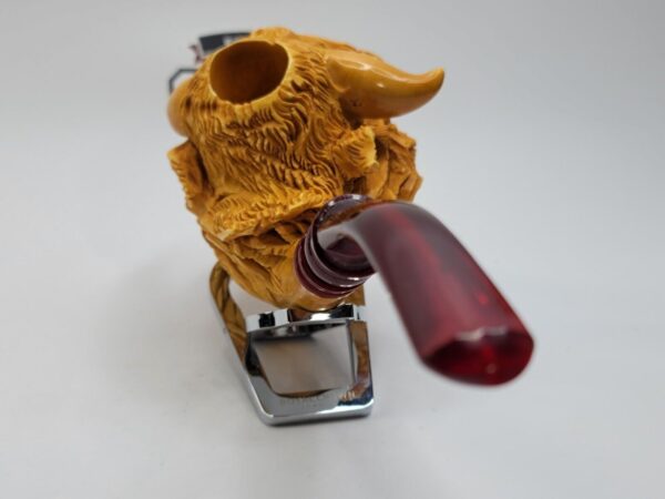 Jumbo Sadik Yanik Block Meerschaum Mythic Viking Tobacco Smoking Pipe [SOLD OUT] - Image 9