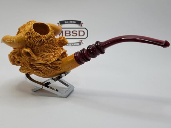 Jumbo Sadik Yanik Block Meerschaum Mythic Viking Tobacco Smoking Pipe [SOLD OUT] - Image 10