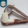 MBSD Meerschaum Deluxe Straight Lovat Block Meerschaum Tobacco Pipe, 9mm Filter [SOLD OUT]