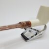 MBSD Meerschaum Deluxe Straight Lovat Block Meerschaum Tobacco Pipe, 9mm Filter [SOLD OUT] - Image 12