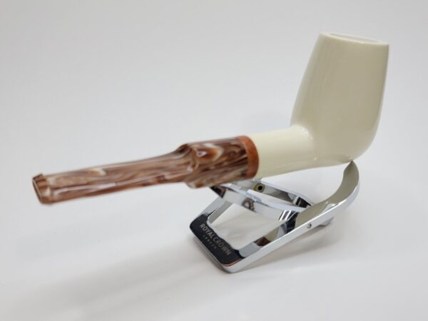 MBSD Meerschaum Deluxe Straight Lovat Block Meerschaum Tobacco Pipe, 9mm Filter [SOLD OUT] - Image 12