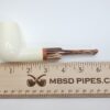 MBSD Meerschaum Deluxe Straight Lovat Block Meerschaum Tobacco Pipe, 9mm Filter [SOLD OUT] - Image 14