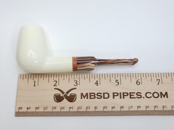 MBSD Meerschaum Deluxe Straight Lovat Block Meerschaum Tobacco Pipe, 9mm Filter [SOLD OUT] - Image 14