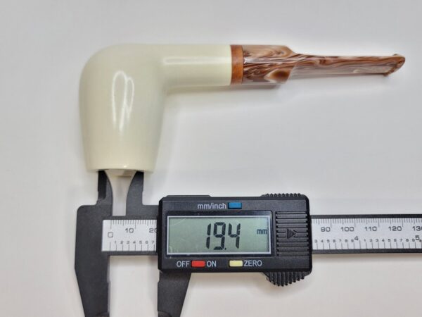 MBSD Meerschaum Deluxe Straight Lovat Block Meerschaum Tobacco Pipe, 9mm Filter [SOLD OUT] - Image 15