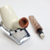 MBSD Meerschaum Deluxe Straight Lovat Block Meerschaum Tobacco Pipe, 9mm Filter [SOLD OUT] - Image 16